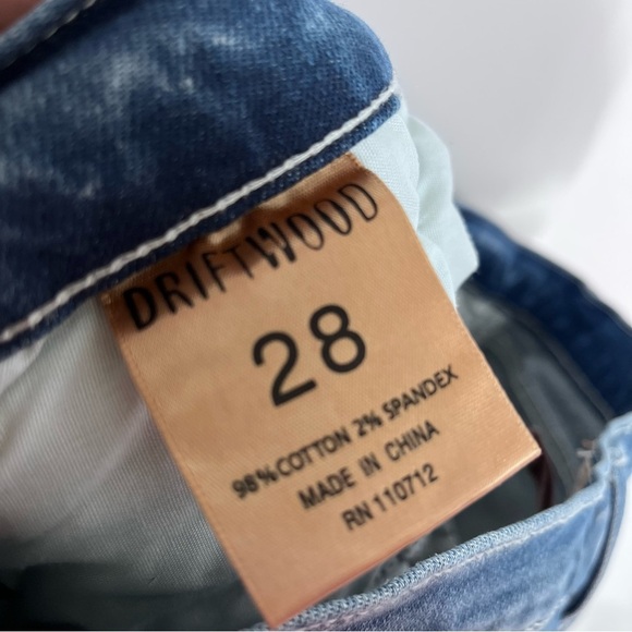 Driftwood 28x21 Audrey Straight Jeans cropped blue - Picture 8 of 12